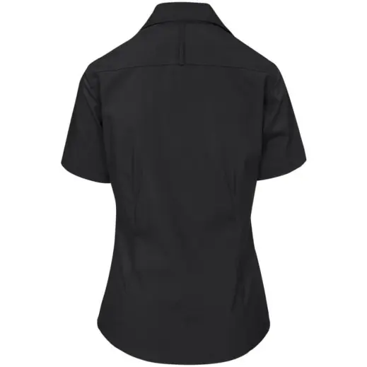 Ladies Short Sleeve Sheffield Black Back